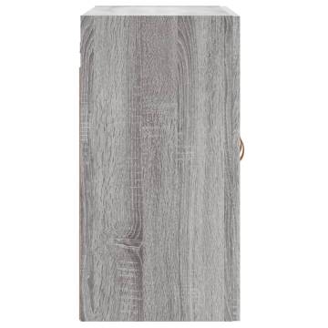 Wall Cabinet Grey Sonoma - 60x31x60 cm Engineered Wood