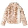 Kids' Faux Fur Coat Cognac - Stylish & Warm (Size 140)