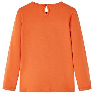 Kids' Long Sleeves T-shirt - Burnt Orange 92 | Hipo Market