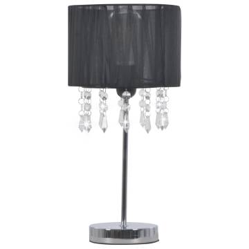 Modern Black Round Desk Lamp E27 - Stylish Home Lighting