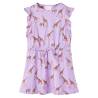 Kids' Ruffle Sleeve Dress in Lila - Trendy & Comfortable Fashion