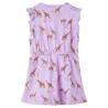 Kids' Ruffle Sleeve Dress in Lila - Trendy & Comfortable Fashion