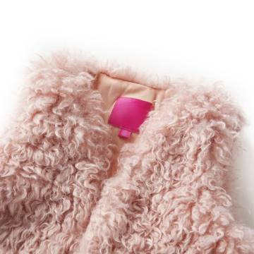 Kids' Vest Faux Fur Light Pink - Stylish & Comfortable