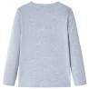 Kids' Long Sleeve T-Shirt Grey Melange - Comfortable & Stylish