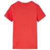 Kids' T-Shirt Red 140 - Soft Cotton Dinosaur Tee for Ages 9-10