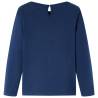 Kids' Navy Blue Long Sleeve T-shirt | Ages 3-4 | HipoMarket