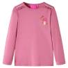 Kids' T-shirt with Long Sleeves Raspberry 92 Colour raspberry Size 92 (1.5-2y) 