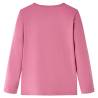 Kids' Long Sleeve T-shirt in Raspberry - Size 92