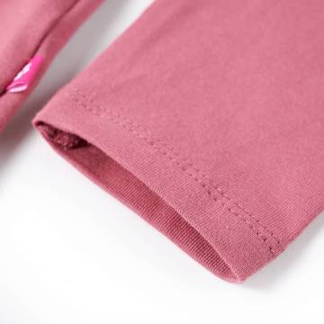 Kids' Long Sleeve T-shirt in Raspberry - Size 92