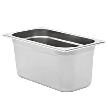 Stainless Steel Gastronorm Containers - 4 pcs GN 1/3 150 mm