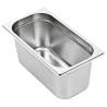 Stainless Steel Gastronorm Containers - 4 pcs GN 1/3 150 mm