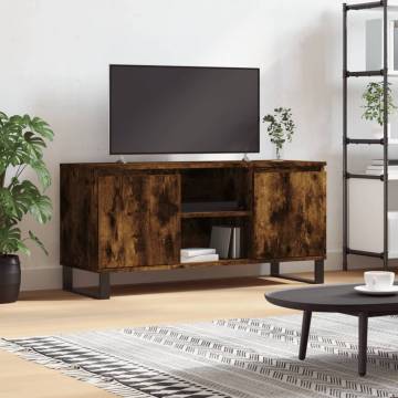 Smoked Oak TV Cabinet - Stylish Storage Solution | HipoMarket