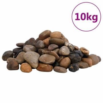 Polished Pebbles 10 kg Mixed Colour | Perfect for Aquariums