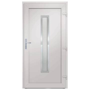 Stylish Anthracite Front Door 98x200 cm PVC - Enhance Security