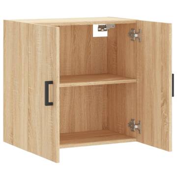 Sonoma Oak Wall Cabinet - Stylish & Practical Storage Solution