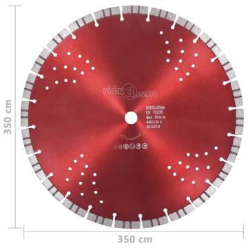 Diamond Cutting Disc 350mm | Turbo Segments & Holes