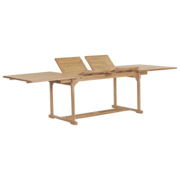 Extending Garden Table 180-280 cm | Solid Teak Wood