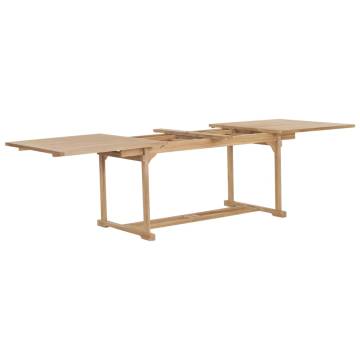 Extending Garden Table 180-280 cm | Solid Teak Wood