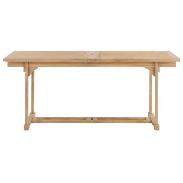 Extending Garden Table 180-280 cm | Solid Teak Wood