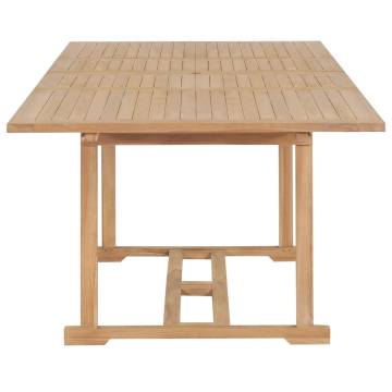 Extending Garden Table 180-280 cm | Solid Teak Wood