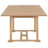 Extending Garden Table 180-280 cm | Solid Teak Wood