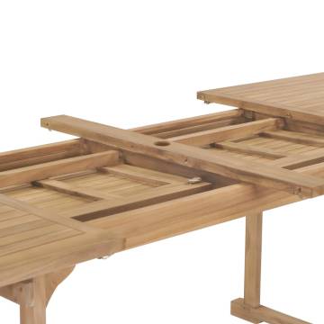 Extending Garden Table 180-280 cm | Solid Teak Wood