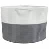 Laundry Basket Grey and White - Stylish & Practical Storage