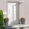 Front Door Aluminium and PVC White 100x210 cm Colour white Size 100 x 210 cm Quantity in Package 1 Model left 