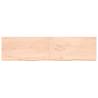 Bathroom Countertop 200x50x(2-4) cm Untreated Solid Wood