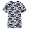 Kids' Short Sleeve Pyjamas - Grey Cars Print | Hipomarket