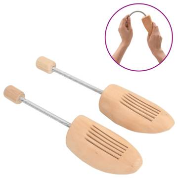 Shoe Trees 2 Pairs EU 35-38 Solid Wood Lotus | HipoMarket