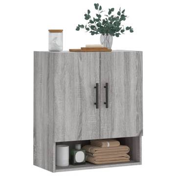 Wall Cabinet Grey Sonoma 60x31x70 cm | Durable & Stylish