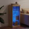 Modern Sideboard with LED Lights - Sonoma Oak 41x37x100 cm