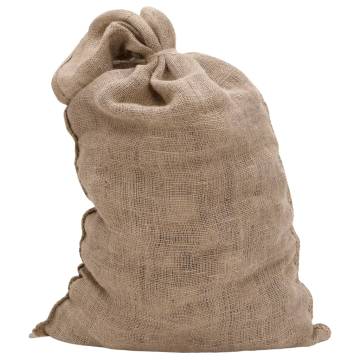 Jute Sacks 10 pcs | 60x105 cm | 100% Jute - Eco-Friendly Bags