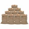 Jute Sacks 10 pcs 60x105 cm 100% Jute 340 gsm Size 60 x 105 cm Quantity in Package 10 