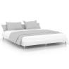 High Gloss White Bed Frame 120x200 cm - Stylish & Durable