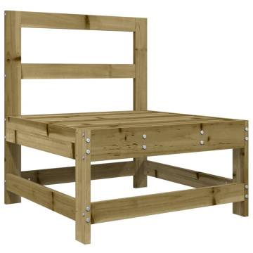 3 Piece Garden Lounge Set - Impregnated Pine Wood