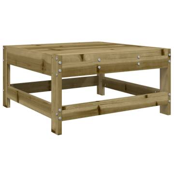 3 Piece Garden Lounge Set - Impregnated Pine Wood