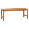 Garden Bench 114 cm Solid Teak Wood Size 114 x 40 x 45 cm Quantity in Package 1 Number of 3 Seating Capacity 