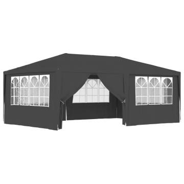 Professional Party Tent with Side Walls 4x6 m - Anthracite