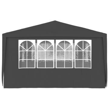 Professional Party Tent with Side Walls 4x6 m - Anthracite