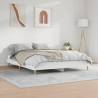 High Gloss White Bed Frame 120x200 cm - Stylish & Durable