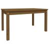 Garden Table Honey Brown - Solid Wood Pine 82.5x50.5 cm