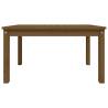 Garden Table Honey Brown - Solid Wood Pine 82.5x50.5 cm