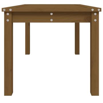 Garden Table Honey Brown - Solid Wood Pine 82.5x50.5 cm