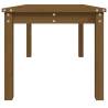 Garden Table Honey Brown - Solid Wood Pine 82.5x50.5 cm