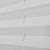 Plisse Blind 110x150cm - Modern White Pleated Blind