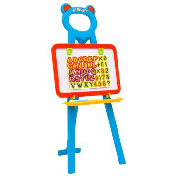 2-1 Children Easel with Chalkboard & Whiteboard | Hipomarket