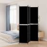 3-Panel Room Divider Black 150x220 cm Fabric Colour black Size 150 x 220 cm Number of 1 Number_of_Panels 3 