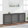 Radiator Cover Grey 210x21x85 cm Solid Wood Pine Colour grey Size 210 x 21 x 85 cm Quantity in Package 1 